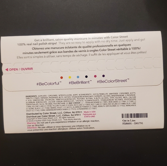 Color Street Nail Strips Get in Line - Picture 6 of 8